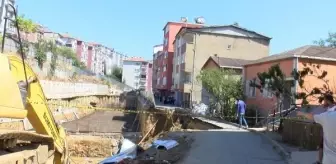 Sarıyer'de İnşaat Alanında Çökme Meydana Geldi