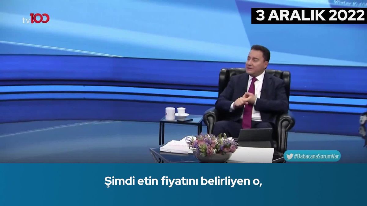 Ali Babacan: Dünyada Gıda Ucuzlarken Türkiye'de Fiyatlar Artıyor