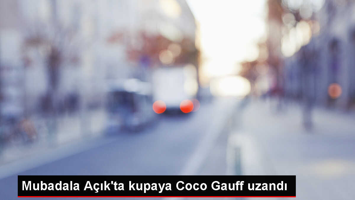 Coco Gauff, Mubadala Açık turnuvasını kazandı