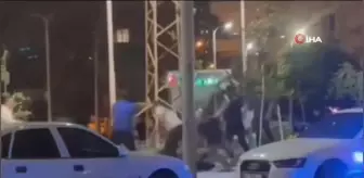 Şanlıurfa'da Taşlı, Sopalı Kavga Kameralara Yansıdı