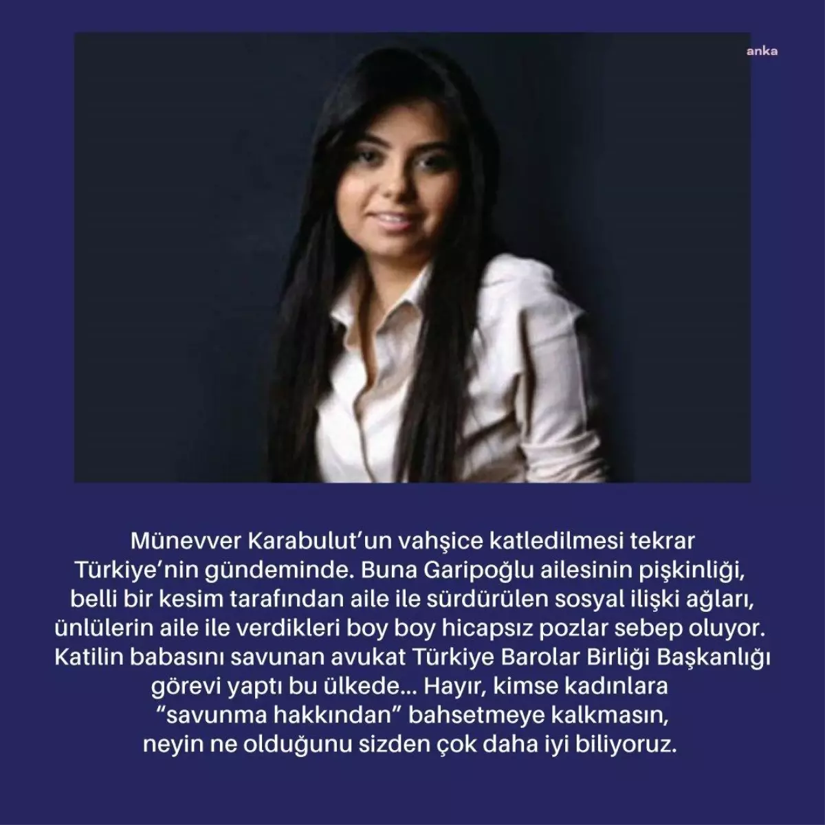 TKDF'den Münevver Karabulut cinayeti açıklaması