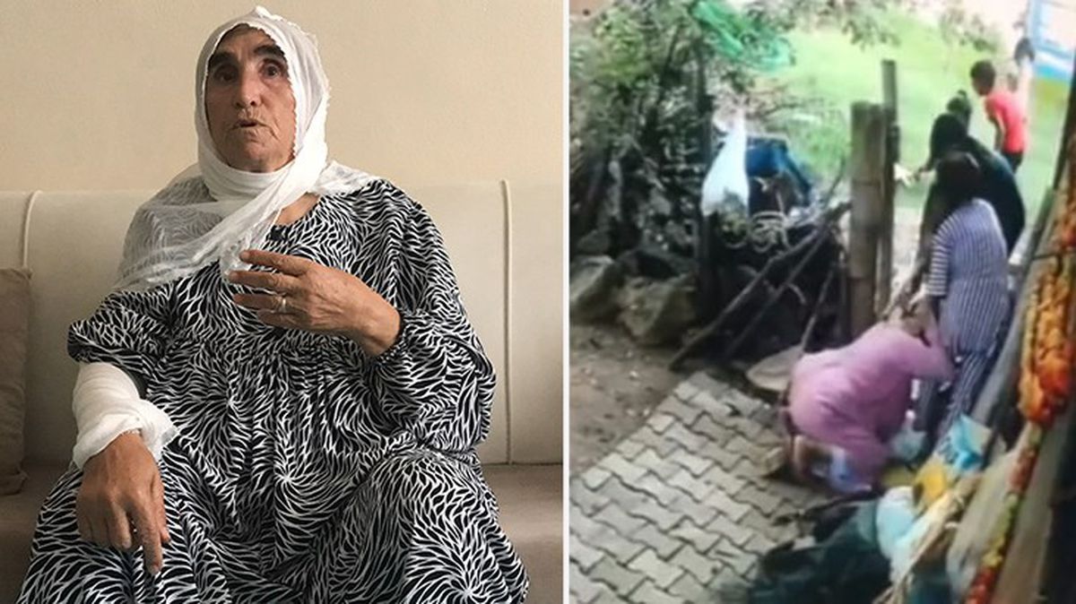Yaşlı kadın, 'Burada uyuşturucu satmayın' dediği için sopalı saldırıya uğramış