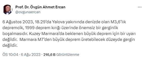 Ahmet Ercan, olası İstanbul depreminde etkilenecek bölgeleri tek tek saydı Ahmet Ercan, olası İstanbul depreminde etkilenecek bölgeleri tek tek saydı