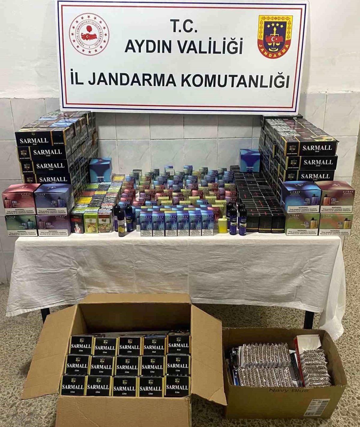 Aydın'da Kaçak Sigara Operasyonu