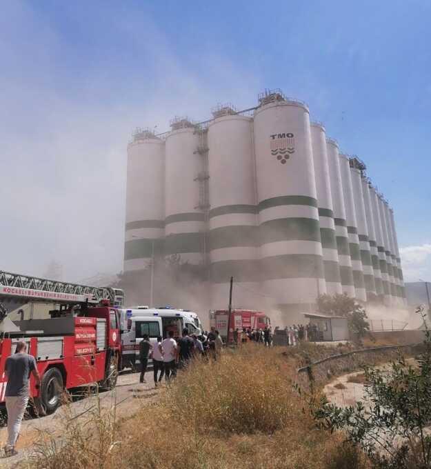 Kocaeli Derince Limanı patlama anı (VİDEO)