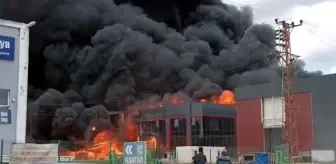 Çerkezköy'de Kimya Fabrikasında Yangın Çıktı