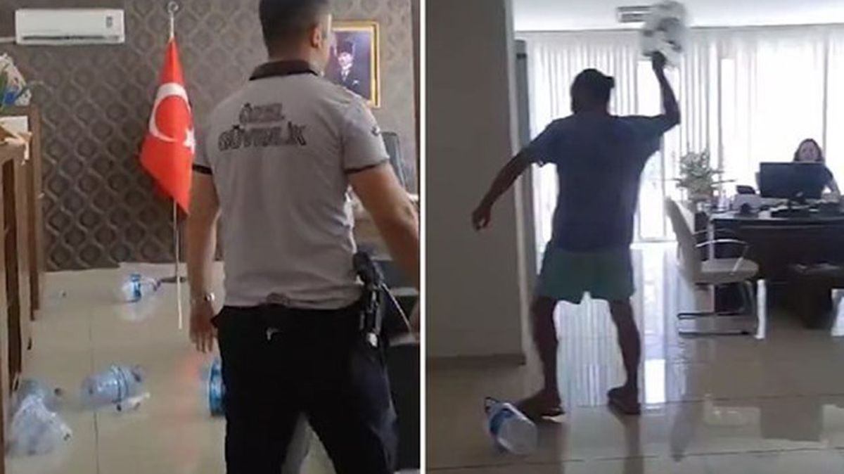 Antalya'da 34 gündür suyu olmadığı için isyan eden vatandaş, evinin önünde darbedildi