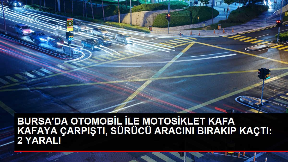 Otomobil ve motosiklet kafa kafaya çarpıştı, yaralılar var