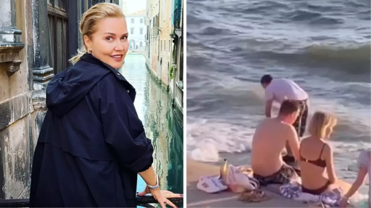 Didem Uzel'den denizde namaz kılan kişiye tepki: Kimse gidip sormuyor mu bu kişilere neden diye?