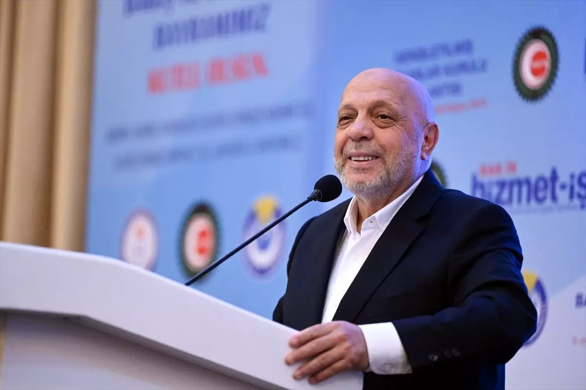 HAK-İŞ Genel Başkanı Arslan, Hizmet-İş Sendikası Genişletilmiş Başkanlar Kurulu'nda konuştu Açıklaması