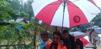 Bangladeş'teki Rohingyalı mültecilere sel felaketi
