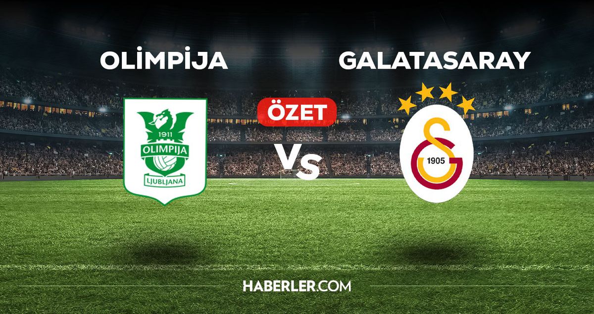 Olimpija Galatasaray maç özeti! (VİDEO) Olimpija GS maçı özeti izle! Olimpija Galatasaray golleri kim attı, maç kaç kaç bitti?
