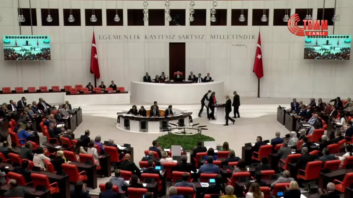 CHP Grup Başkanvekili Burcu Köksal, TBMM Genel Kurulu'nda ağaç kıyımını eleştirdi