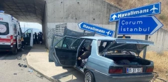Merzifon'da 3 aracın karıştığı kazada 1 kişi hayatını kaybetti