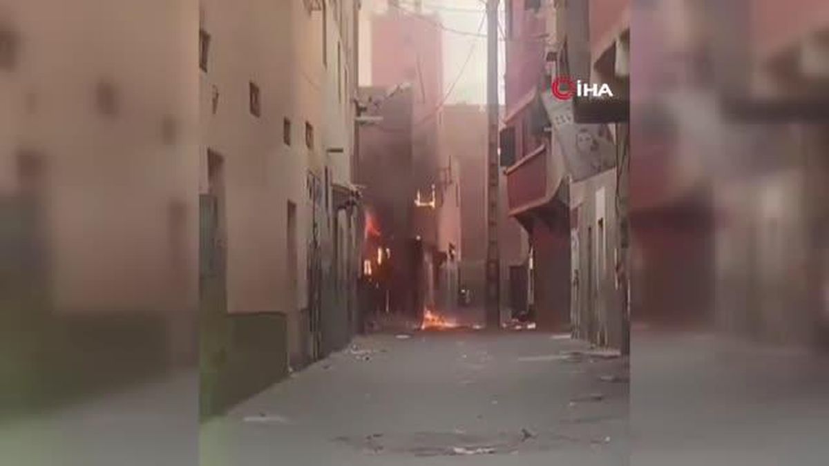 Bakkaldaki tüpler bomba gibi patladı: 3 yaralı