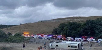 İstanbul Havalimanı'nda servis otobüsü devrildi: 27 yaralı