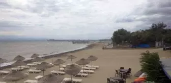 Şarköy'de Fırtına Nedeniyle Denize Giriş Yasaklandı
