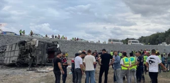 Eyüpsultan Kemerburgaz'da Servis Otobüsü Köprüden Düştü: 29 Yaralı