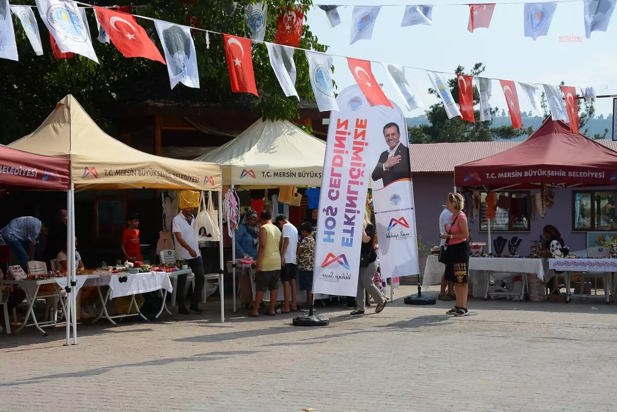 Mersin'de Üretici Kadınlar Çamlıyayla'da Stant Kurdu