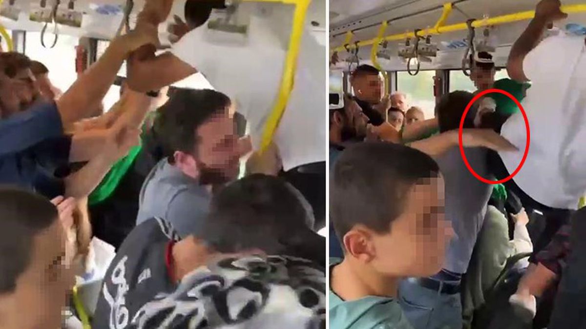 Tıklım tıklım dolu metrobüste uçan tekme attı! Hayrete düşüren anlar kamerada