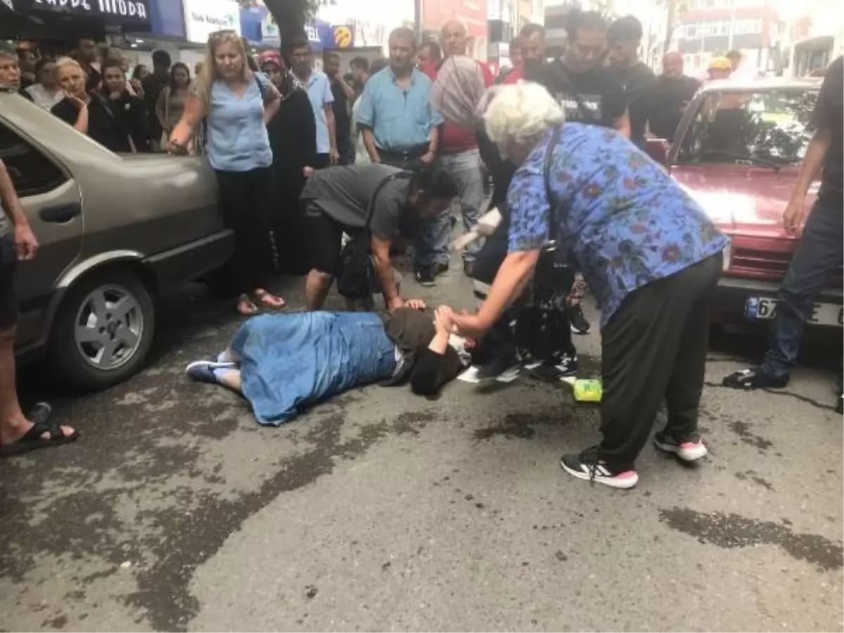 Zonguldak'ta Otomobilin Çarptığı Kadın Yaralandı