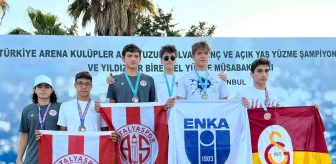 Antalyaspor Yüzme Takımı Madalyalarla Vedalaştı
