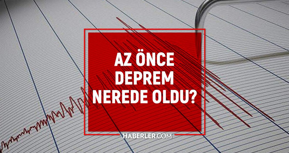 Deprem mi oldu? Az önce deprem nerede oldu? SON DAKİKA 10 Ağustos son depremler listesi!