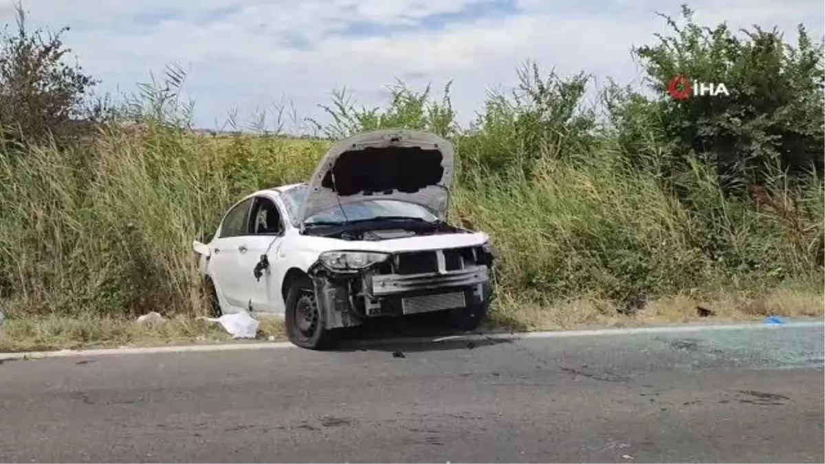 Keşan'da zincirleme trafik kazasında 4 kişi yaralandı
