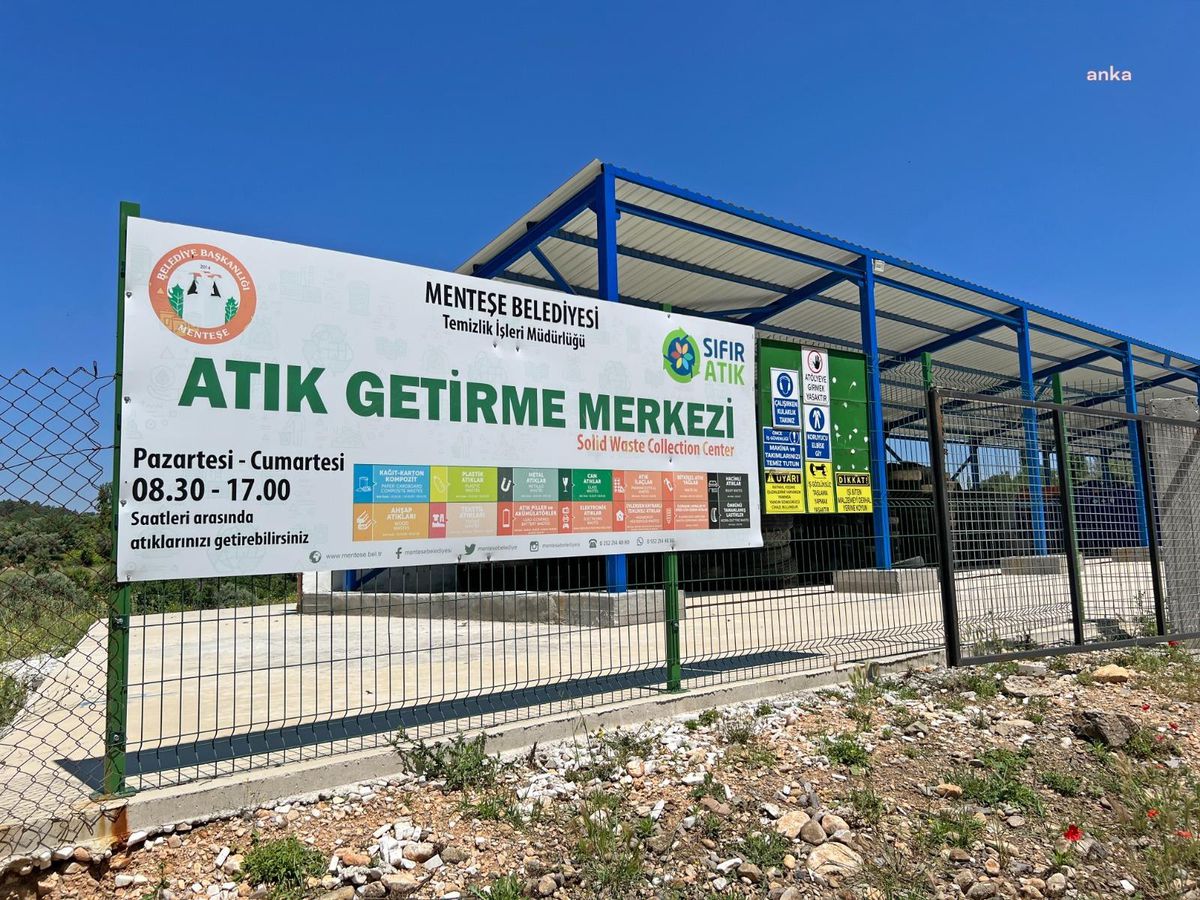 Menteşe Belediyesi Atık Getirme Merkezi'nde 10 Bin 964 Ton Atık Toplandı