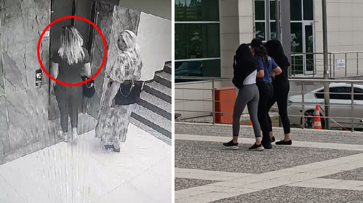 Özel üniversitede okuyan genç kız, teyzesiyle ayakkabı çalarken kameraya yakalandı