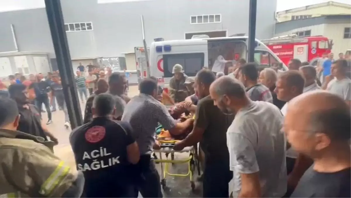 Bursa'da Sanayi Sektöründe Patlama: İşçi Ağır Yaralandı
