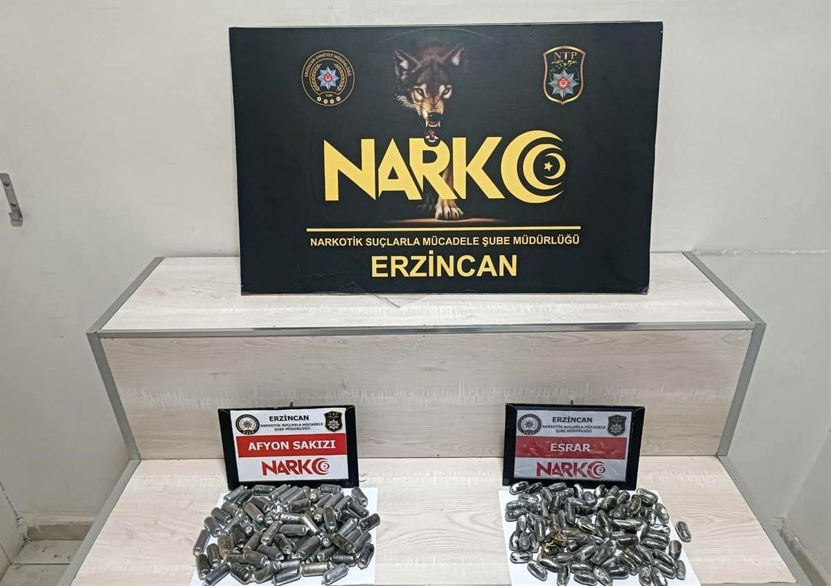 Erzincan'da 2 Şüpheli Uyuşturucuyla Yakalandı