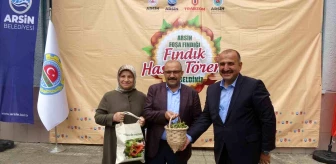 Coğrafi işaretli Arsin Foşa Fındığı'nın hasadı törenle başladı