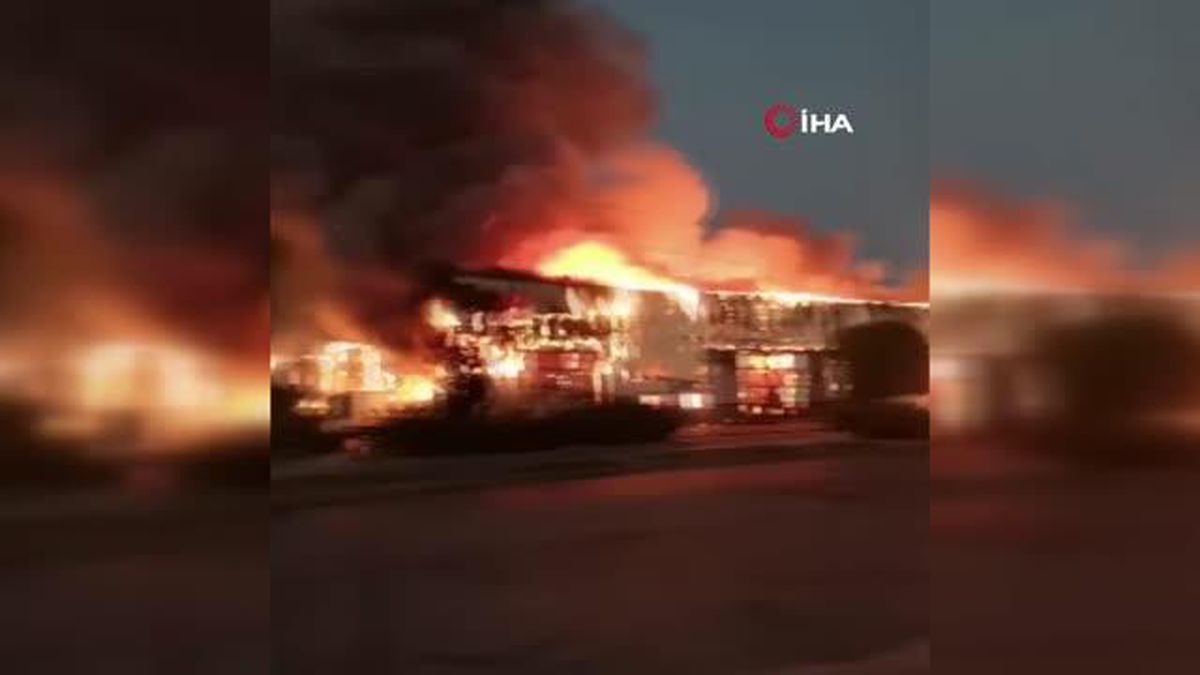 Gıda fabrikasında korkutan yangın
