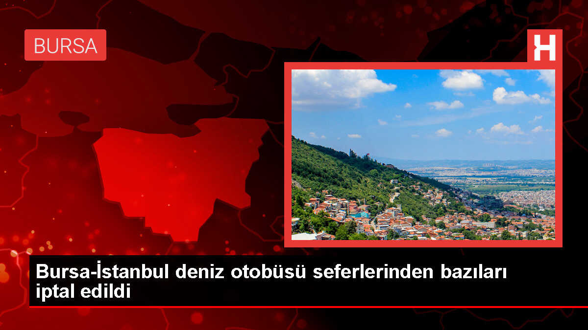 BUDO Seferleri Olumsuz Hava Koşulları Nedeniyle İptal Edildi