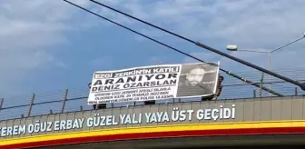 Ezgi'nin ailesi üst geçide astıkları pankartla kızlarının katilini arıyor