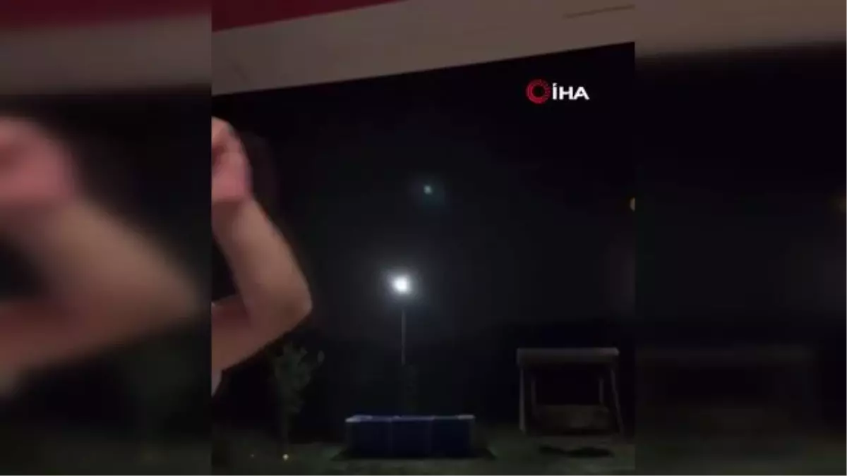 İstanbul Çatalca'da alkollü maganda dans eşliğinde havaya ateş ettiği anları sosyal medya hesabında paylaştı