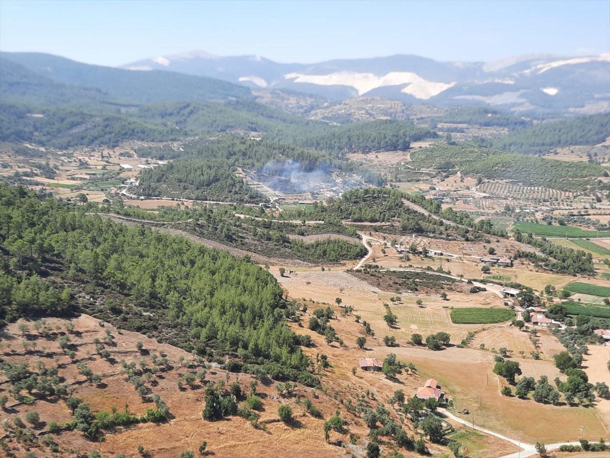 Muğla'da çıkan orman yangını kontrol altına alındı