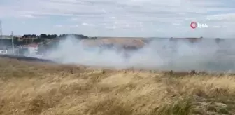 Edirne'de Otluk Alanında Başlayan Yangın Kontrol Altına Alındı