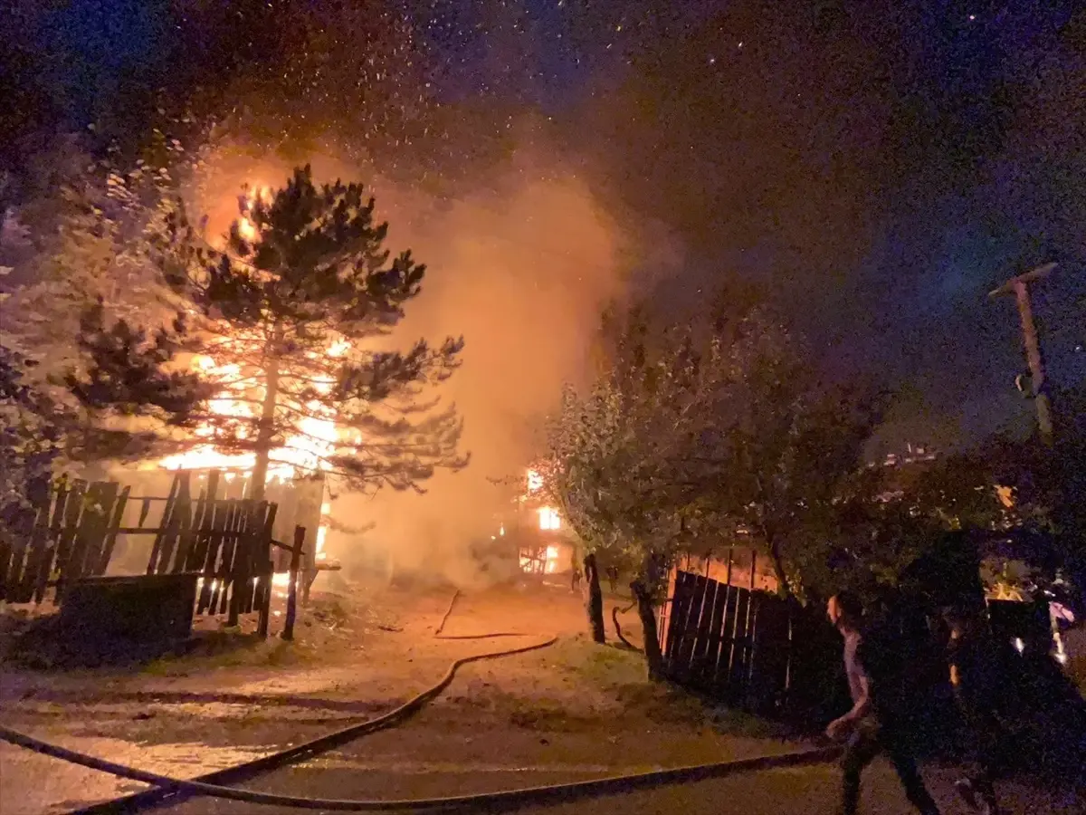 Akyazı'da Kundaklama Sonucu Çıkan Yangın Söndürüldü