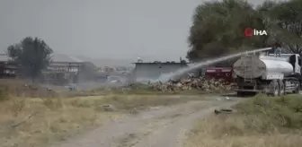 Ekmek sobasından sıçrayan kıvılcımlar yangına neden oldu