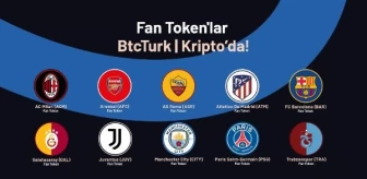BtcTurk, Dünyaca Ünlü Futbol Kulüplerinin Fan Token'larını Listeledi