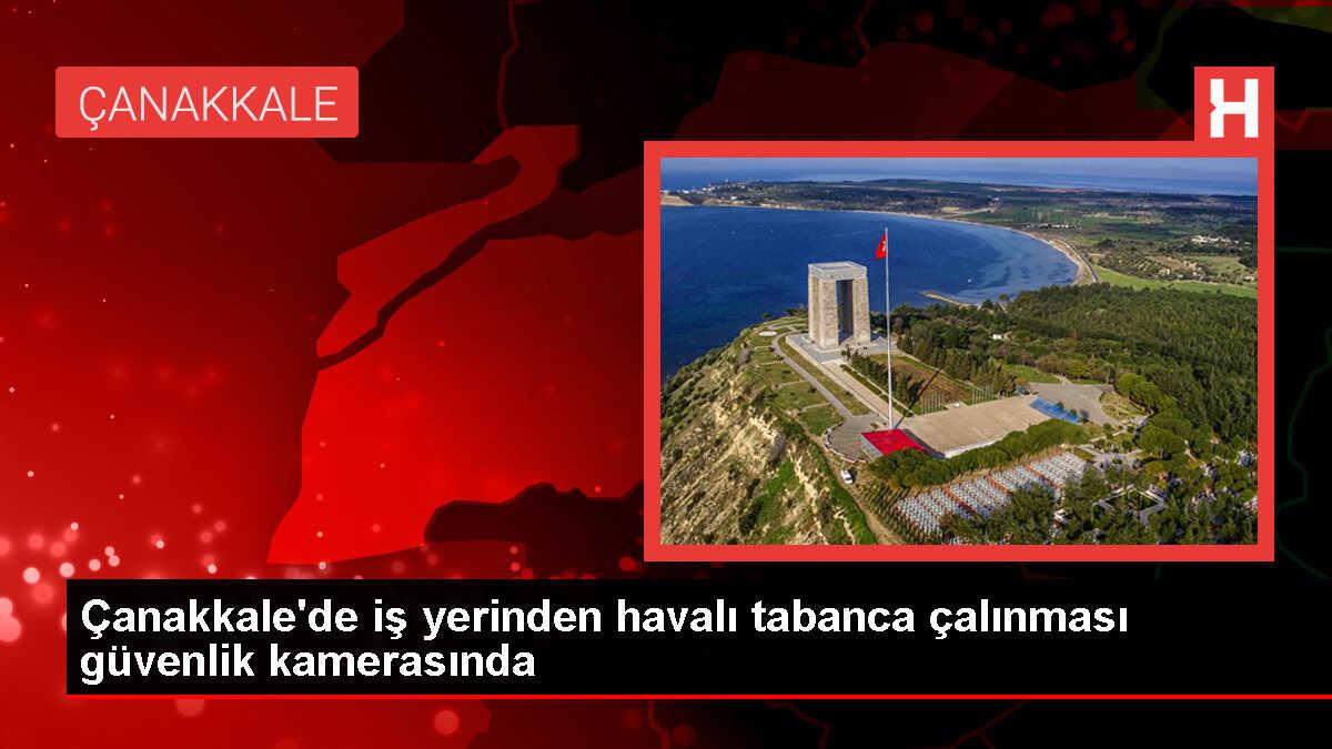Çanakkale'de av malzemeleri satan iş yerinde hırsızlık