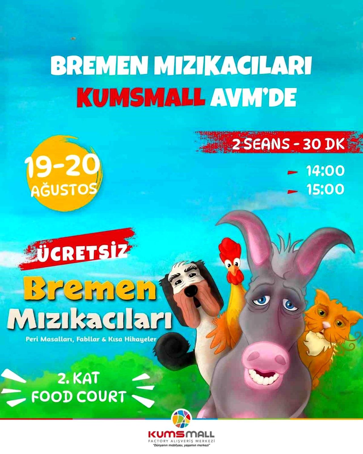 KUMSMALL AVM'de Bremen Mızıkacıları Gösterisi