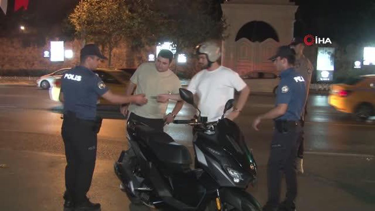 İstanbul'da motosiklet sürücülerine yönelik asayiş uygulaması yapıldı