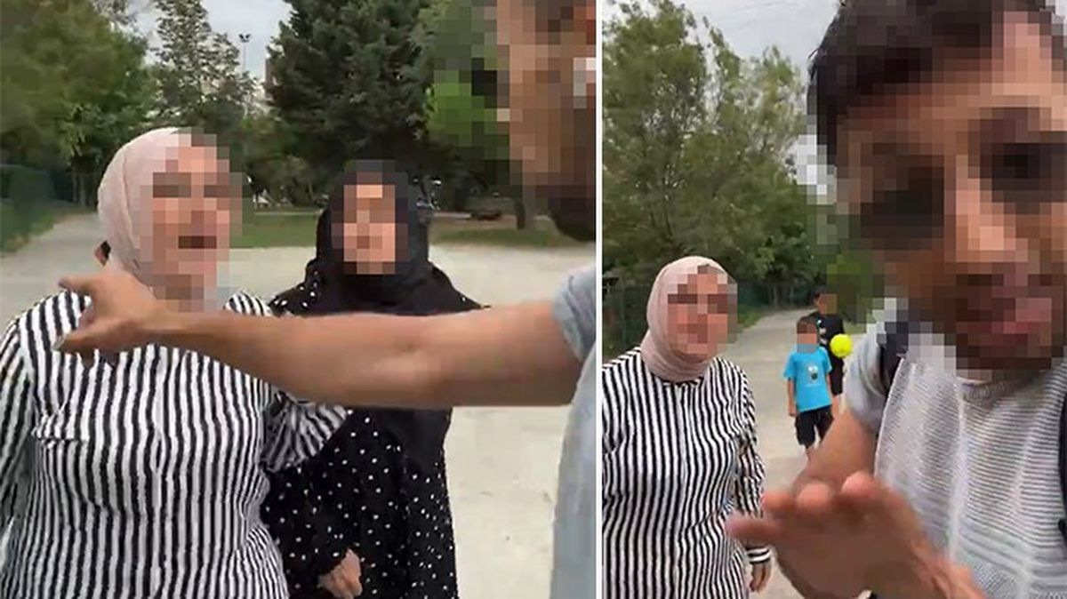 Kağıthane'de başıboş sokak köpeği tartışması kavgaya dönüştü! 'Türbanından utan' diyerek kadınları aşağıladı