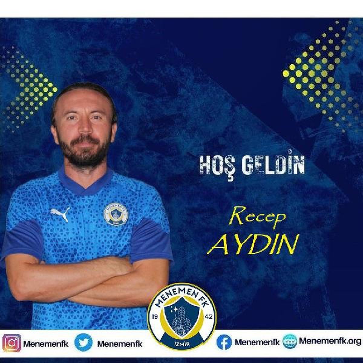 Menemen FK, Recep Aydın ile sözleşme imzaladı