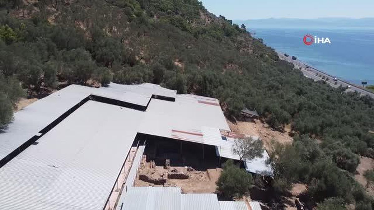 Toprağın altından bin 700 yıllık villa çıktı Antandros kazıları devam ediyor