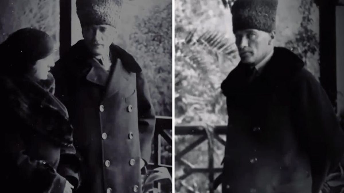 İlk kez ortaya çıktı! Atatürk'ün yurt gezilerinden hiç bilinmeyen görüntüler