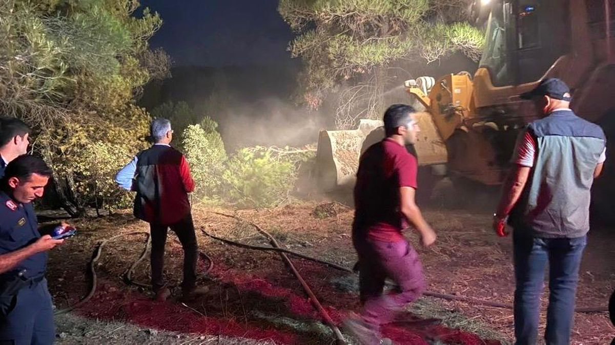 Bolu'nun Göynük ilçesinde çıkan orman yangını kontrol altına alındı